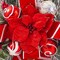 Christmas Poinsettia Swag - Handcrafted Christmas Decorations - Holiday Tree